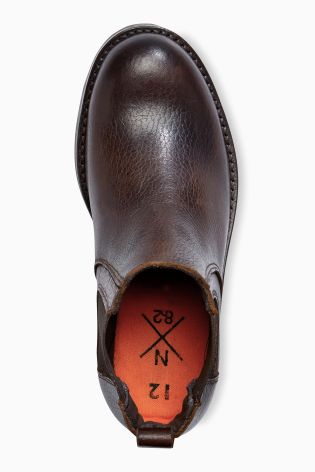 Brown Leather Chelsea Boot (Older Boys)